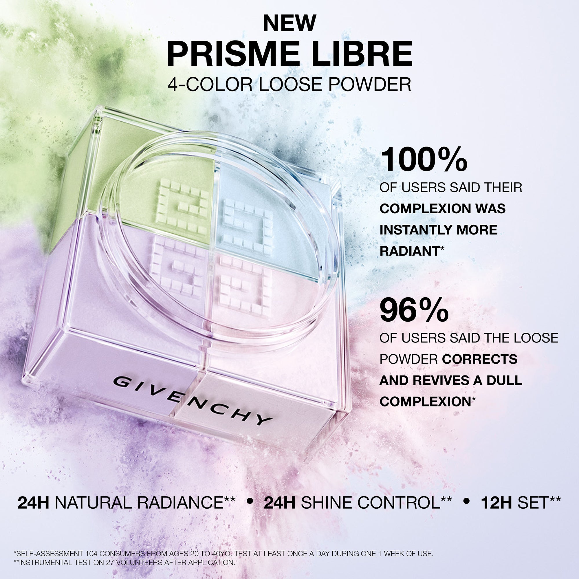 Prisme Libre 4 color Loose Powder The iconic loose powder with 4 color correction Givenchy Beauty